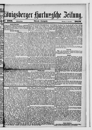 Königsberger Hartungsche Zeitung vom 08.12.1879