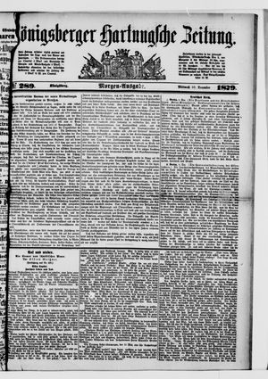 Königsberger Hartungsche Zeitung on Dec 10, 1879