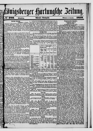 Königsberger Hartungsche Zeitung on Dec 10, 1879