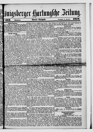 Königsberger Hartungsche Zeitung on Dec 13, 1879