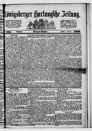 Königsberger Hartungsche Zeitung vom 16.12.1879