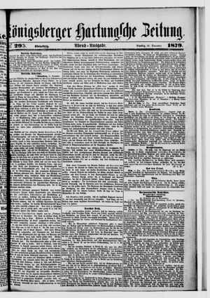 Königsberger Hartungsche Zeitung vom 16.12.1879