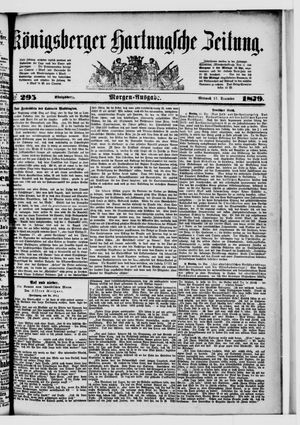 Königsberger Hartungsche Zeitung on Dec 17, 1879