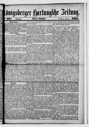 Königsberger Hartungsche Zeitung vom 30.12.1879