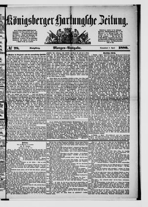Königsberger Hartungsche Zeitung on Apr 3, 1880