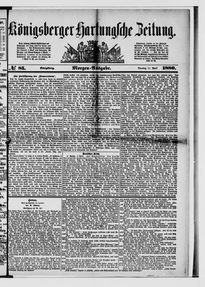 Königsberger Hartungsche Zeitung on Apr 11, 1880