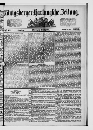 Königsberger Hartungsche Zeitung vom 14.04.1880
