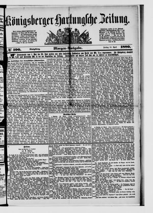 Königsberger Hartungsche Zeitung vom 30.04.1880