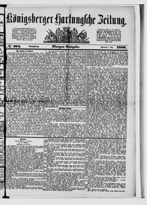 Königsberger Hartungsche Zeitung vom 05.05.1880
