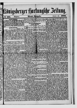 Königsberger Hartungsche Zeitung vom 05.05.1880