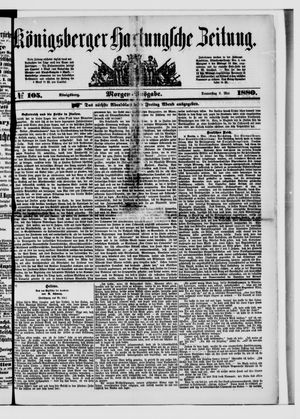 Königsberger Hartungsche Zeitung vom 06.05.1880