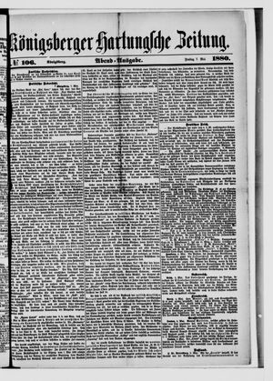 Königsberger Hartungsche Zeitung on May 7, 1880