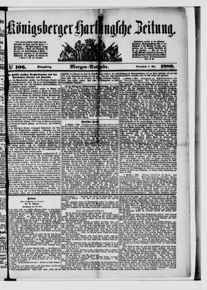 Königsberger Hartungsche Zeitung on May 8, 1880