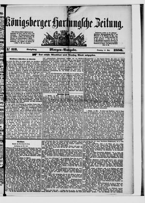 Königsberger Hartungsche Zeitung on May 16, 1880