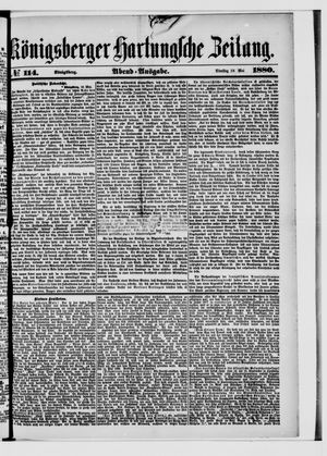 Königsberger Hartungsche Zeitung vom 18.05.1880