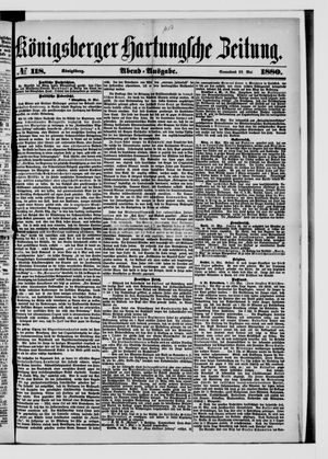 Königsberger Hartungsche Zeitung vom 22.05.1880