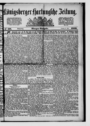 Königsberger Hartungsche Zeitung on May 23, 1880