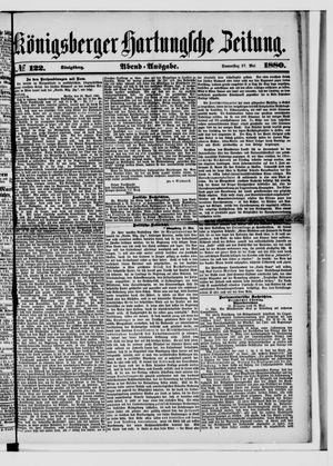 Königsberger Hartungsche Zeitung vom 27.05.1880