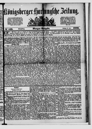 Königsberger Hartungsche Zeitung on Jun 22, 1880