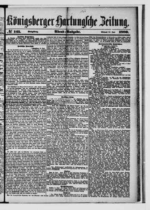 Königsberger Hartungsche Zeitung on Jun 23, 1880