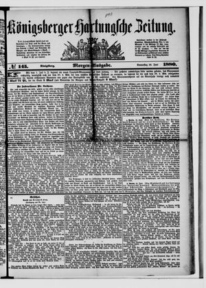 Königsberger Hartungsche Zeitung vom 24.06.1880