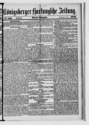 Königsberger Hartungsche Zeitung vom 24.06.1880