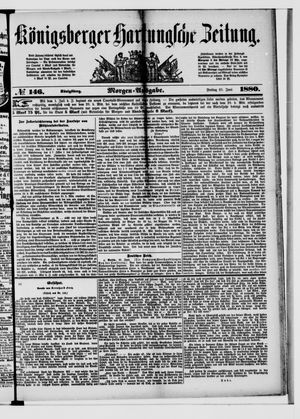 Königsberger Hartungsche Zeitung vom 25.06.1880