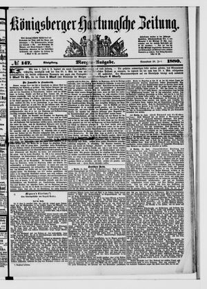 Königsberger Hartungsche Zeitung vom 26.06.1880