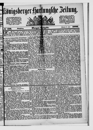 Königsberger Hartungsche Zeitung vom 30.06.1880