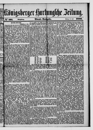 Königsberger Hartungsche Zeitung vom 12.07.1880