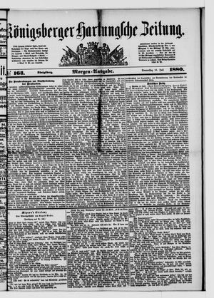 Königsberger Hartungsche Zeitung vom 15.07.1880