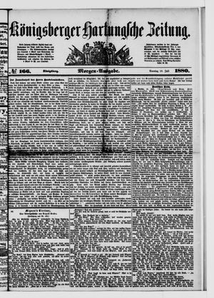 Königsberger Hartungsche Zeitung vom 18.07.1880