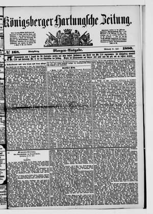Königsberger Hartungsche Zeitung vom 21.07.1880