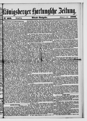 Königsberger Hartungsche Zeitung vom 21.07.1880