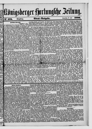 Königsberger Hartungsche Zeitung on Jul 22, 1880