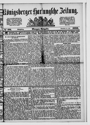 Königsberger Hartungsche Zeitung vom 24.07.1880