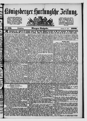 Königsberger Hartungsche Zeitung vom 25.07.1880