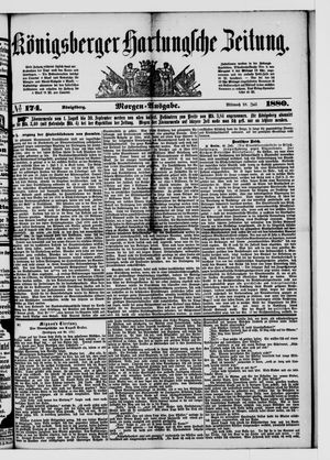 Königsberger Hartungsche Zeitung vom 28.07.1880
