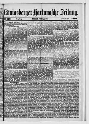 Königsberger Hartungsche Zeitung vom 30.07.1880