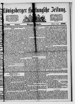 Königsberger Hartungsche Zeitung vom 04.08.1880