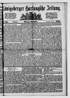 Königsberger Hartungsche Zeitung vom 05.08.1880
