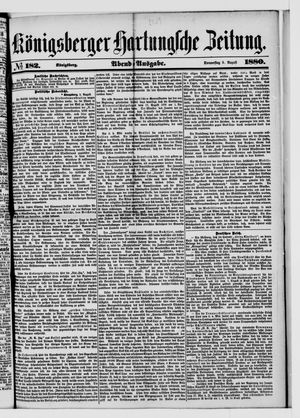 Königsberger Hartungsche Zeitung vom 05.08.1880