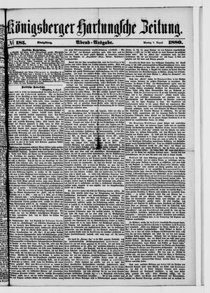 Königsberger Hartungsche Zeitung vom 09.08.1880