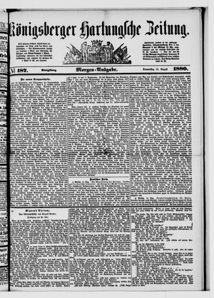 Königsberger Hartungsche Zeitung vom 12.08.1880
