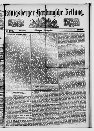 Königsberger Hartungsche Zeitung vom 14.08.1880