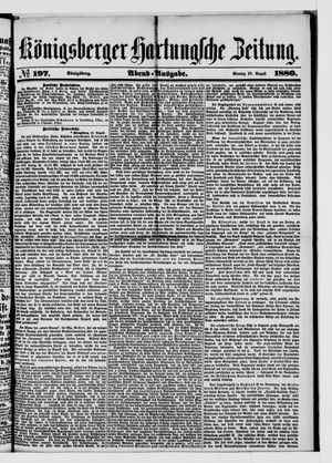 Königsberger Hartungsche Zeitung on Aug 23, 1880