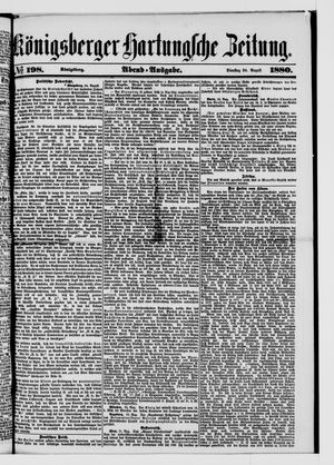 Königsberger Hartungsche Zeitung vom 24.08.1880