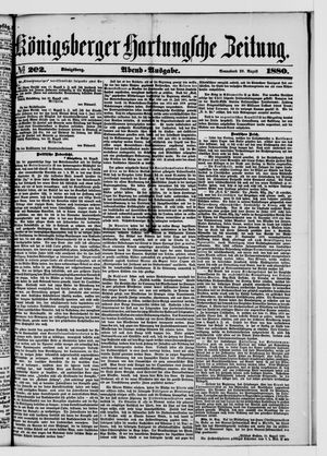 Königsberger Hartungsche Zeitung vom 28.08.1880