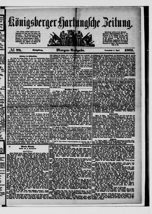 Königsberger Hartungsche Zeitung vom 02.04.1881