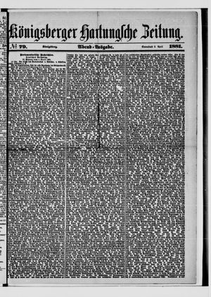 Königsberger Hartungsche Zeitung vom 02.04.1881